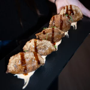 Gyozas buey menu